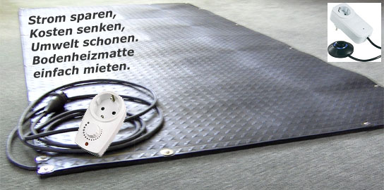 Weihnachtsmarkt-Bodenheizmatten f�r Marktst�nde 