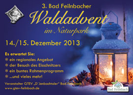 3. Bad Feilnbacher Waldadvent im Naturpark