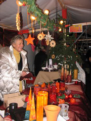 Weihnachten 2005 - Weihnachtsmarkt vor der Johanneskirche
