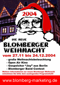 Weihnachten 2004 - Weihnachts-Treff in Blomberg