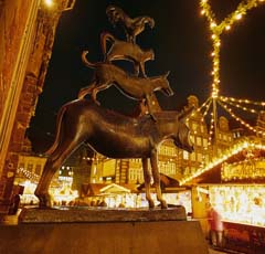 Weihnachten 2005 - Weihnachtsmarkt und Schlachte-Zauber in Bremen