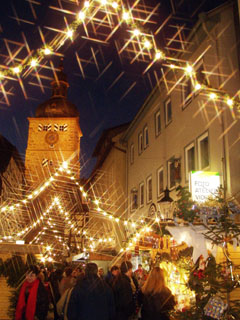 Weihnachten 2004 - Weihnachtsmarkt in Buchen