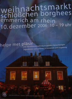 Weihnachten 2005 - Weihnachtsmarkt Schlösschen Borghees
