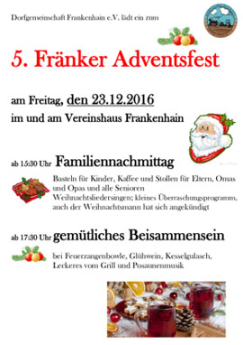 5. Fränker Adventsfest