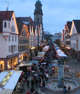 Weihnachten 2005 - Weihnachtsmarkt Hechingen