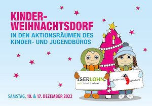 Kinderweihnachtsdorf in Iserlohn 2021 on tour