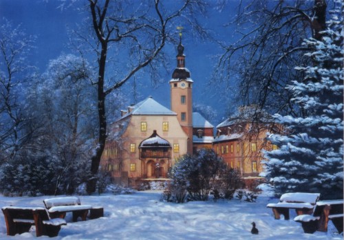 Kunsthandwerkerweihnachtsmarkt auf Schloss Machern