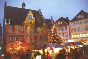 Weihnachten 2004 - Weihnachtsmarkt in Marburg