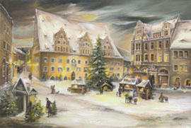 Weihnachten 2004 - Adventskalender am Rathaus Meißen