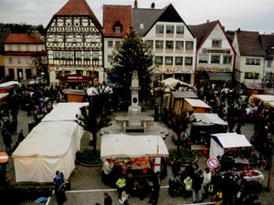 Weihnachten 2004 - Weihnachtsmarkt Mellrichstadt