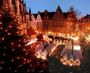 Weihnachten 2004 - Weihnachtsmarkt in Münster