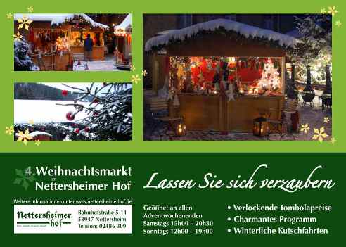 Weihnachtsmarkt im Nettersheimer Hof