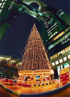 Weihnachten 2004 - Weihnachtsmarkt in Osaka