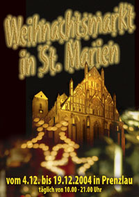 Weihnachten 2004 - Weihnachtsmarkt Prenzlau
