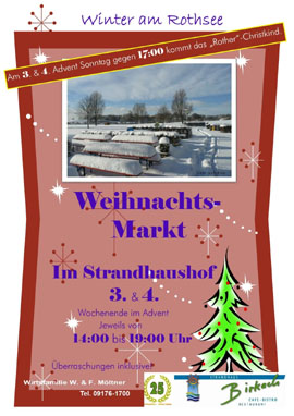 Weihnachtsmarkt am Rothsee