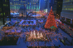 Weihnachten 2004 - Christkindlmarket in Chicago