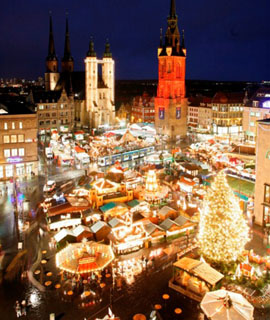 Weihnachtsmarkt in Halle 2012