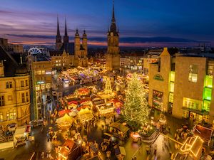 Weihnachtsmarkt in Halle 2017