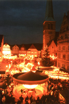 Weihnachten 2004 - Weihnachtsmarkt in Hameln