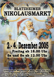 Weihnachten 2005 - Weihnachtsmarkt in Blatzheim