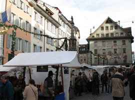 Weihnachten 2004 - Handwerker-Weihnachtsmarkt Luzern