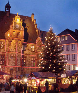 Weihnachtsmarkt in Marburg