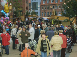 Weihnachtsmarkt Walsrode auf dem Kirchplatz