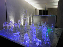 Weihnachten 2005 - Größte Glaskrippe der Welt