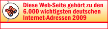 weihnachtsmarkt-deutschland.de gehört zu den 6000 wichtigsten deutschen Internet-Adressen im Web-Adressbuch für Deutschland 2009