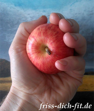 Apfel, Nuss und Mandelkern