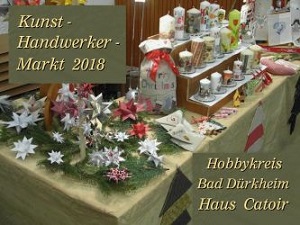 Kunsthandwerkermarkt des Hobbykreises Bad Dürkheim
