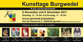 Kunsttage Burgwedel 2011 – Kunst und Kunsthandwerk