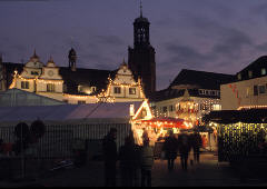 Weihnachten 2004 - Weihnachtsmarkt in Darmstadt
