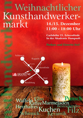 3. kunsthandwerklicher Weihnachtsmarkt auf der Carlshöhe