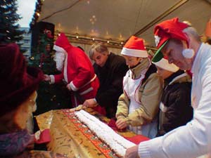 Weihnachten 2004 - Weihnachtsmarkt in Forst (Lausitz)