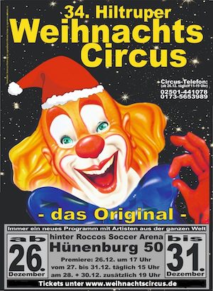 Hiltruper Weihnachtscircus 2022 abgesagt