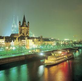 Weihnachten 2004 - Advent auf dem Rhein
