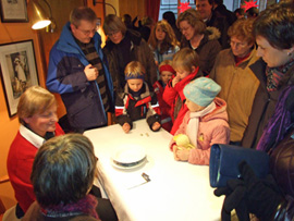 Traditionelles Silvesterwürfeln in Laubach