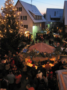 Leutenbacher Weihnachtsmarkt im Spatzenhof