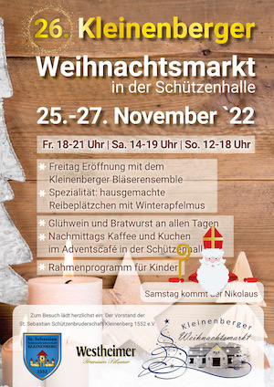 Kleinenberger Weihnachtsmarkt 2024