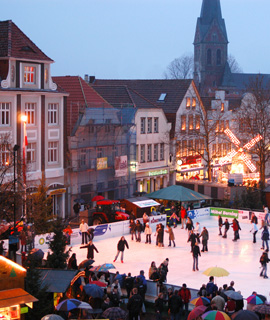 Weihnachten 2004 - Weihnachtsmarkt in Lingen