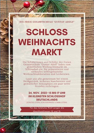 Schlossweihnachtsmarkt in Lützen