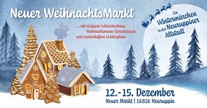 Neuer Weihnachtsmarkt in Neuruppin