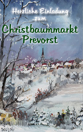Christbaummarkt Prevorst