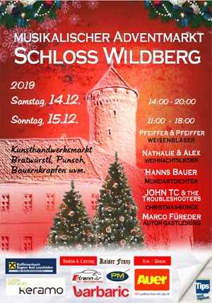 Musikalischer Adventmarkt Schloss Wildberg 2023