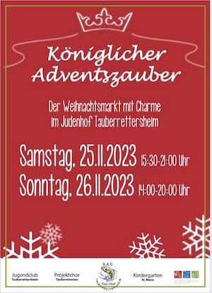 Königlicher Adventszauber in Tauberrettersheim