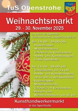 TuS Obenstrohe Weihnachtsmarkt 