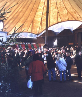 Waldweihnachtsmarkt im Wildwald Vosswinkel
