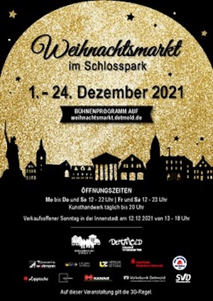 Weihnachtsmarkt im Schlosspark Detmold