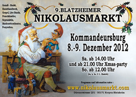 8. Blatzheimer Nikolausmarkt auf der Kommandeursburg
